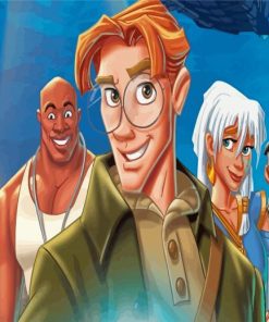 Disney Atlantis Characters Diamond Painting