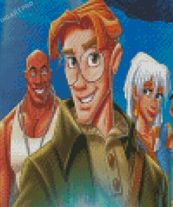 Disney Atlantis Characters Diamond Painting