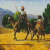 Don Quixote And Sancho Diamond Painting