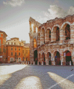 Verona Arena Colosseum Diamond Painting