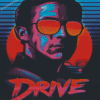 Drive With Ryan Gosling Poster Diamond Painting