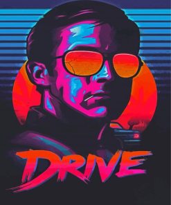 Drive With Ryan Gosling Poster Diamond Painting