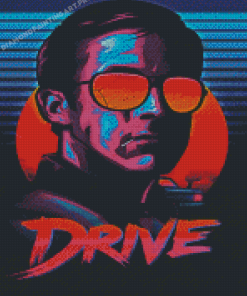 Drive With Ryan Gosling Poster Diamond Painting