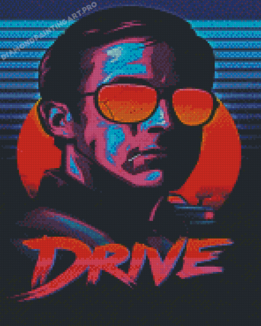 Drive With Ryan Gosling Poster Diamond Painting