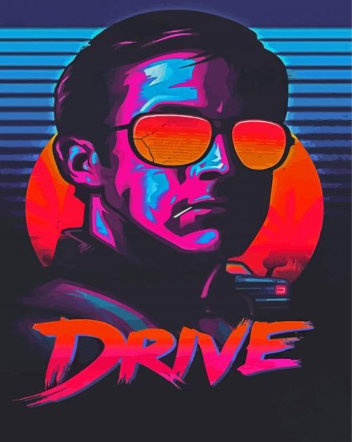 Drive With Ryan Gosling Poster Diamond Painting