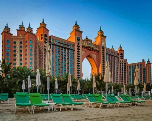 Dubai Atlantis The Palm Diamond Painting