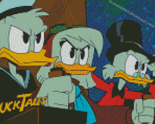 Duck Tales Cartoon Diamond Painting