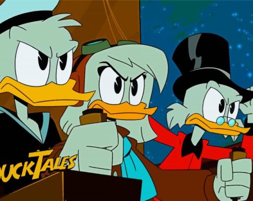 Duck Tales Cartoon Diamond Painting