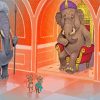 Elephants And Mouses Diamond Painting