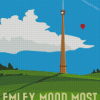 Emley Moor Mast Poster Art Diamond Painting