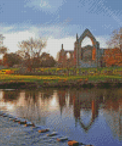 England Bolton Abbey Ruins Diamond Painting