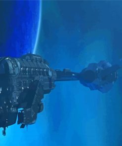 Event Horizon Space Ship Diamond Painting