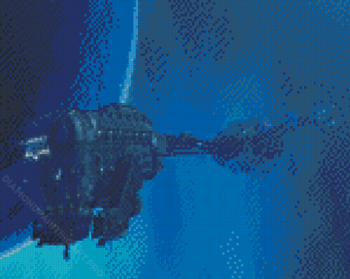 Event Horizon Space Ship Diamond Painting