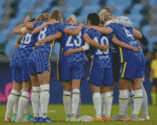 FC Chelsea Ladies Players Diamond Painting