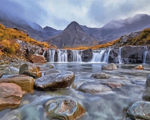 Fairy Pools Landscape Diamond Painting