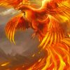 Fantasy Fire Bird Diamond Painting