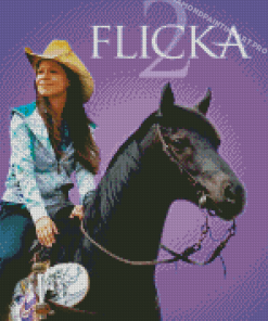 Flicka Poster Diamond Painting