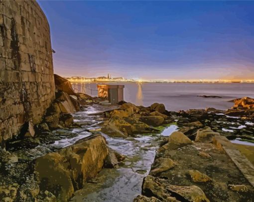 Forty Foot At Night Diamond Painting