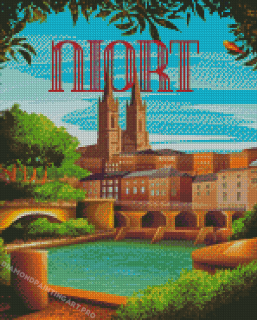 France Niort Poster Diamond Painting