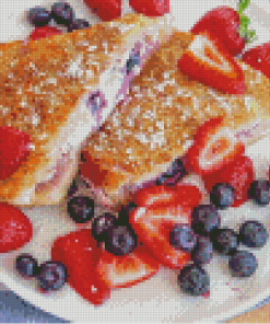 Vegan Stuffed French Toast Diamond Painting