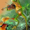 Frog Playing Violin Diamond Painting