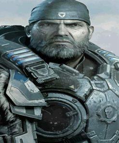 Gears Of War Marcus Fenix Diamond Painting