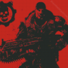 Gears Of Wars Marcus Fenix Diamond Painting