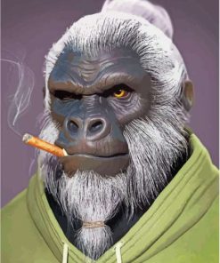 Gorilla Cigar Art Diamond Painting