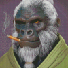 Gorilla Cigar Art Diamond Painting