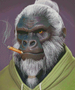 Gorilla Cigar Art Diamond Painting