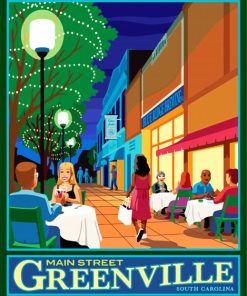 Greenville Poster Diamond Painting