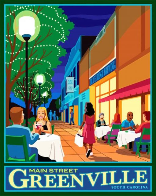 Greenville Poster Diamond Painting