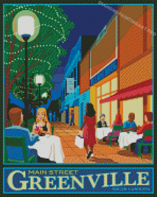 Greenville Poster Diamond Painting