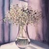 Gypsophila Glass Vase Art Diamond Painting