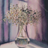 Gypsophila Glass Vase Art Diamond Painting