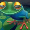 Happy Frog Diamond Painting