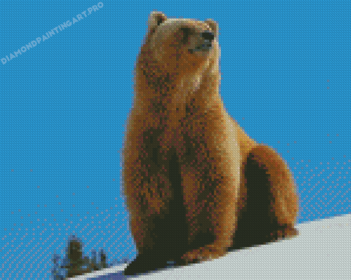 Happy Bear Diamond Painting