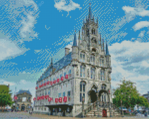 Holland Gouda City Diamond Painting