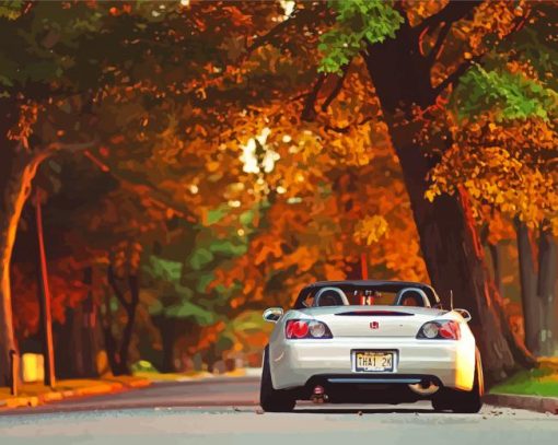 Honda S2000 Autumn Diamond Painting