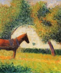 Horse And Cart By Georges Seurat Diamond Painting