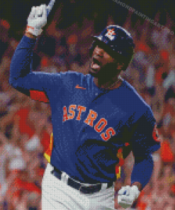 Houston Astros Player Diamond Painting