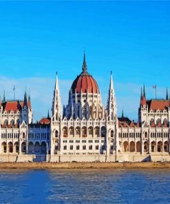 Hungarian Parliament Budapest Diamond Painting