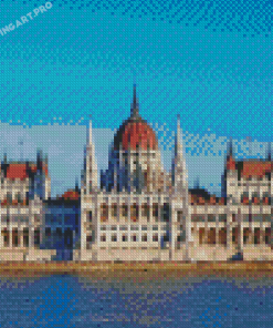 Hungarian Parliament Budapest Diamond Painting