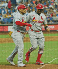 Baseball Players Molina And Pujols Diamond Painting