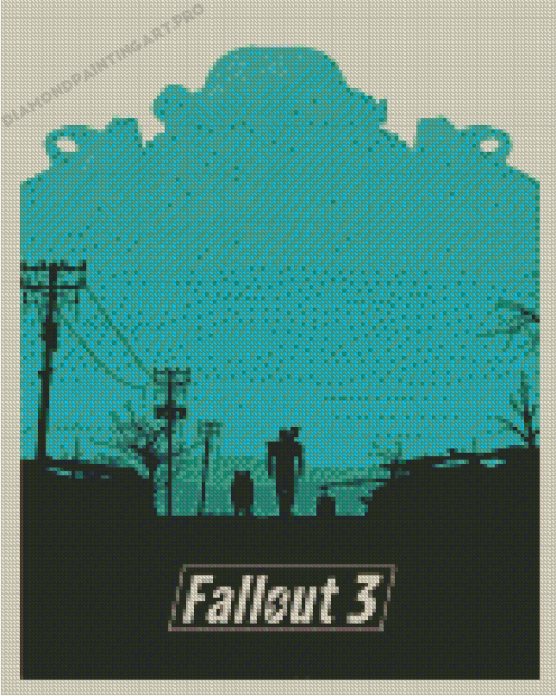 Poster Fallout 3 Diamond Painting