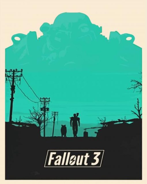 Poster Fallout 3 Diamond Painting