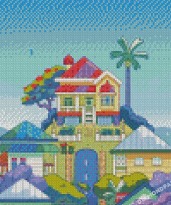 Queenslander House Diamond Painting
