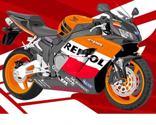 Repsol Honda Art Diamond Painting