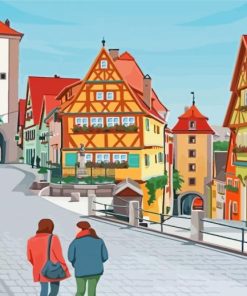 Rothenburg Germany Diamond Painting