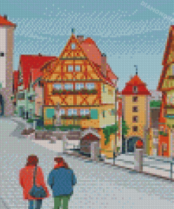 Rothenburg Germany Diamond Painting